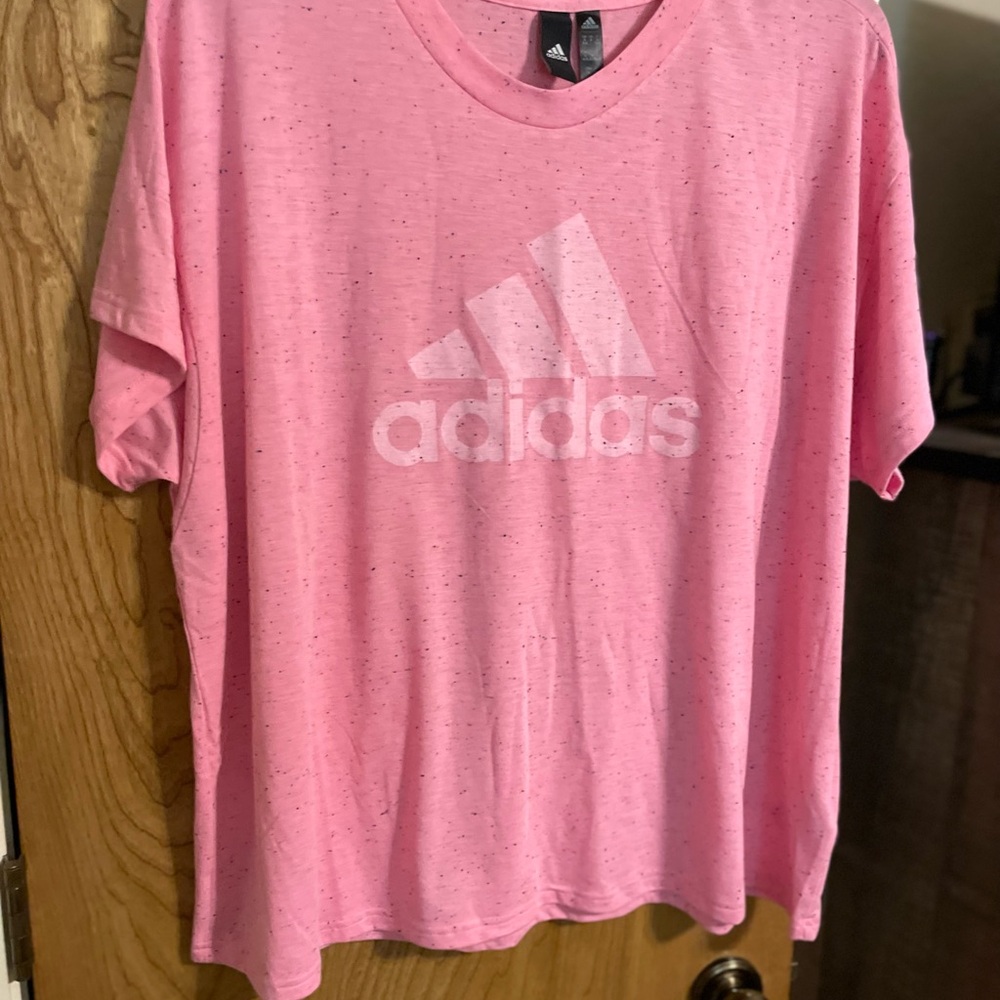 Adidas Ladies Active Pink T-Shirt